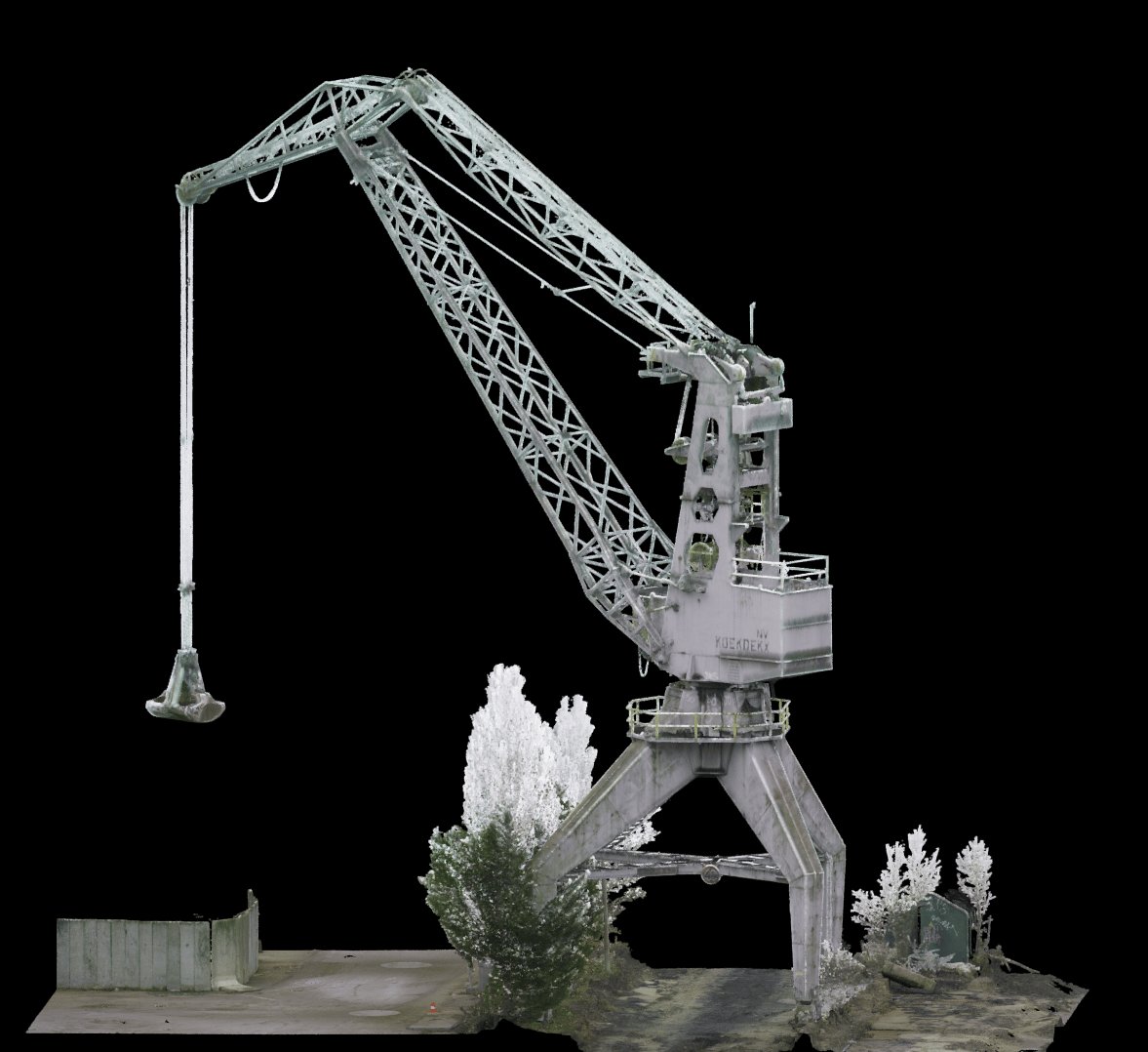 3D-scanning havenkraan Koekoeckx — 2 puntenwolk.png