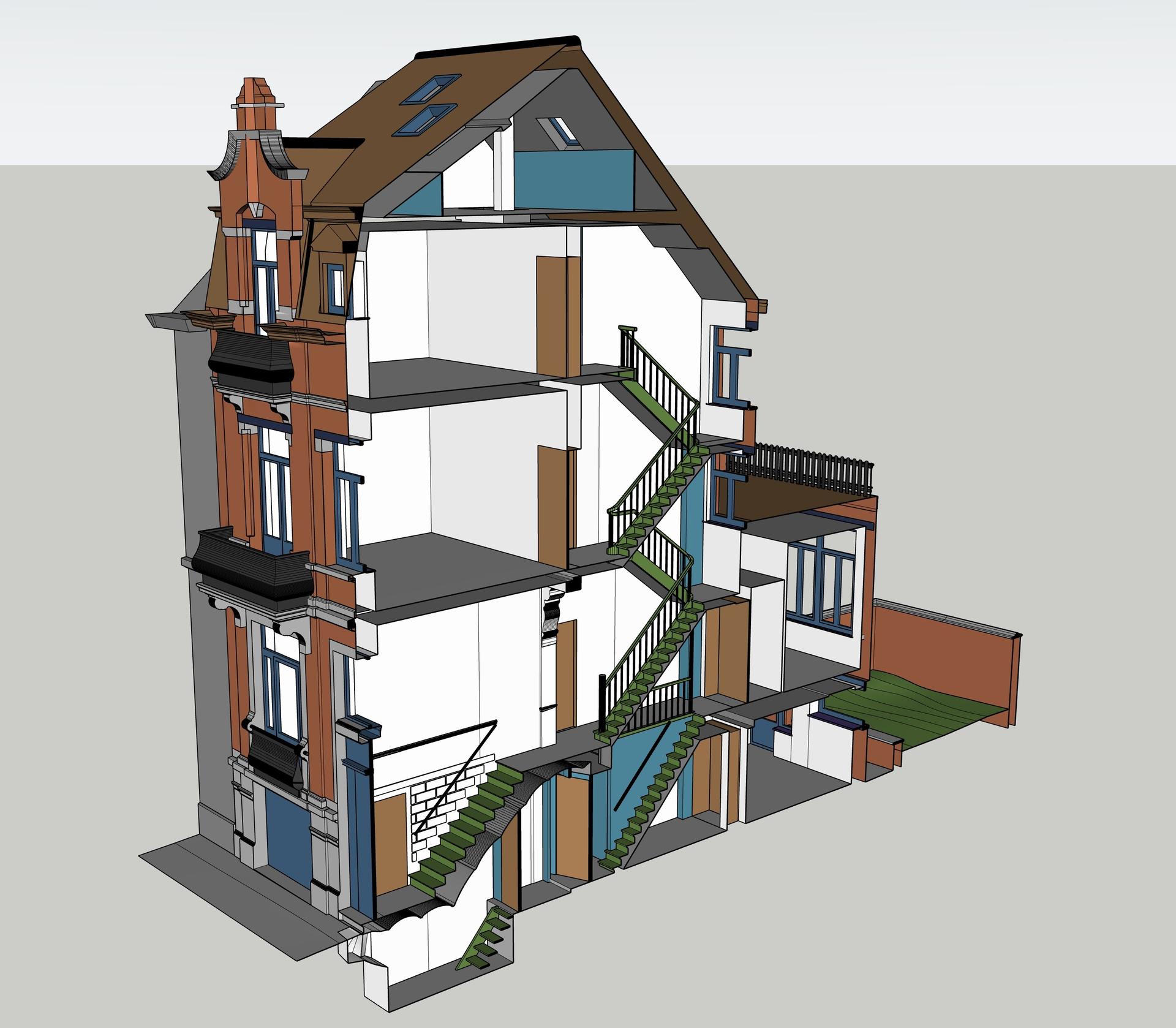 Privéwoning 2D & 3D — 2 model snede.jpg