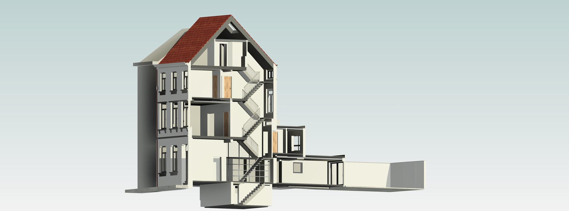 Scan-to-BIM van privéwoning